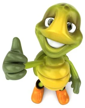 Fun turtle Stock Illustration