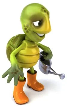 Fun turtle Stock Illustration