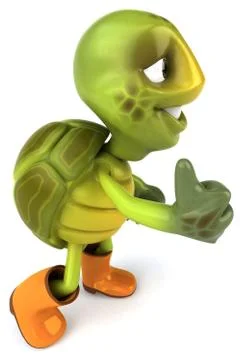 Fun turtle 스톡 일러스트