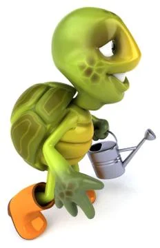 Fun turtle Illustrazione stock