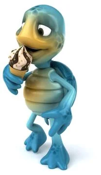 Fun turtle 스톡 일러스트