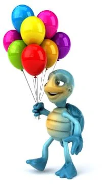 Fun turtle 스톡 일러스트