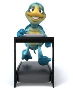 Fun turtle Illustrazione stock