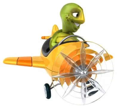 Fun turtle Stock Illustration