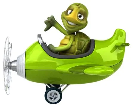 Fun turtle 스톡 일러스트