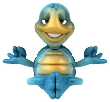 Fun turtle Stockillustratie