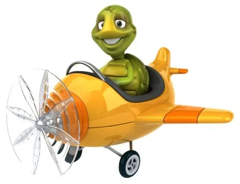 Fun turtle Stock Illustration