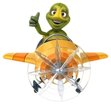 Fun turtle Stock Illustration