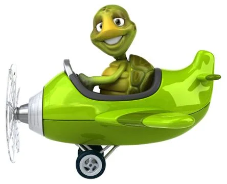 Fun turtle 스톡 일러스트