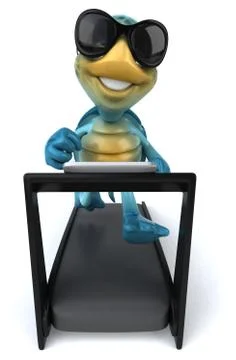 Fun turtle Illustrazione stock