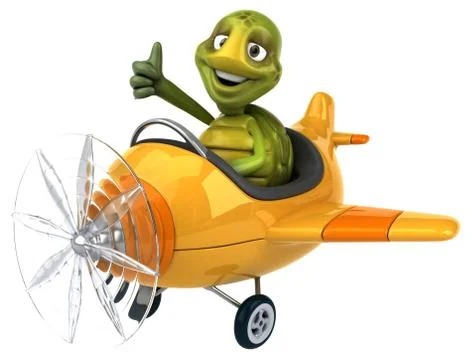 Fun turtle Stock Illustration