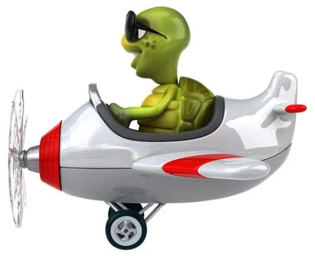 Fun turtle 스톡 일러스트