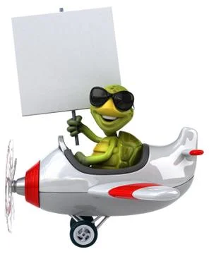 Fun turtle Illustrazione stock