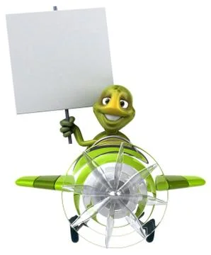 Fun turtle Ilustración de archivo