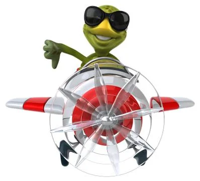 Fun turtle Stock Illustration