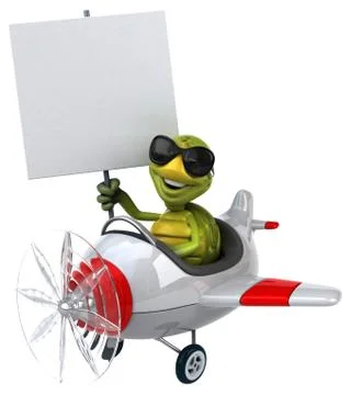 Fun turtle Stock Illustration