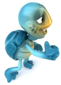 Fun turtle Stock Illustration