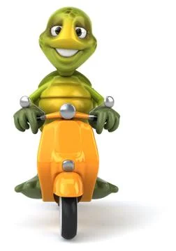 Fun turtle Stockillustratie