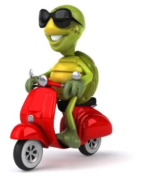 Fun turtle Stock Illustration