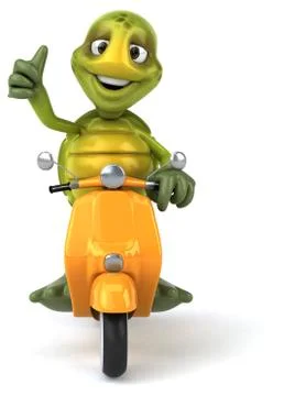 Fun turtle Stock Illustration