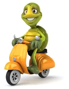Fun turtle Stock Illustration