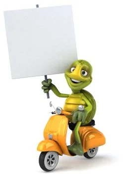 Fun turtle Stockillustratie