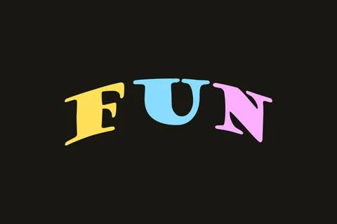 Fun typography text t-shirt vector design Stock Illustration