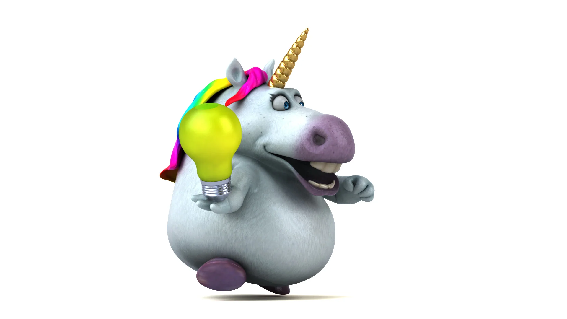 Fun unicorn - 3D Animation | Stock Video | Pond5