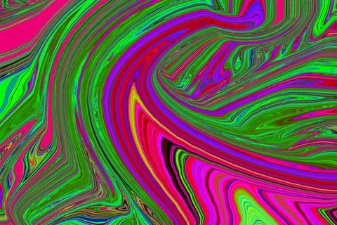 FUN UPLIFTING PINK GREEN Stock Illustration