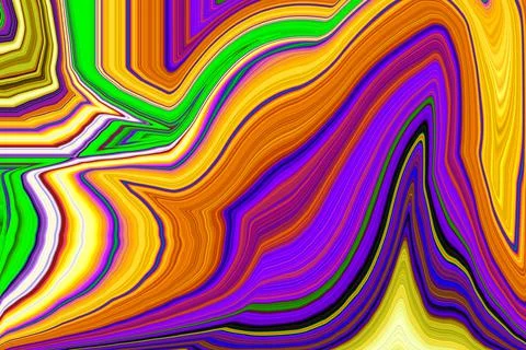 FUN VIBRANT COLOURS Stock Illustration