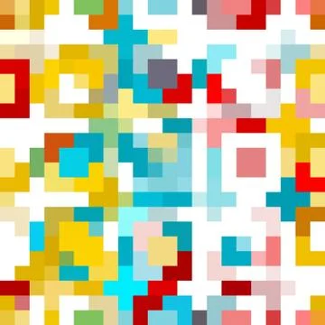 Fun Video Game Pixel Background Foto stock