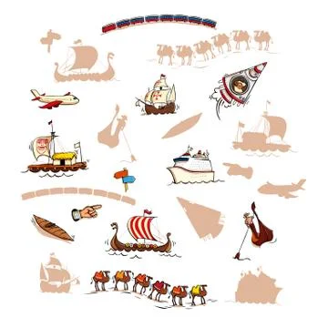 Fun Visual Game: Find the right mirror shadow Stock Illustration