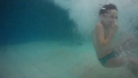Fun in the water Park. Stock Footage 97823210