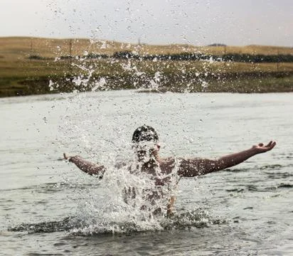 Fun in the Water Stock Photos
