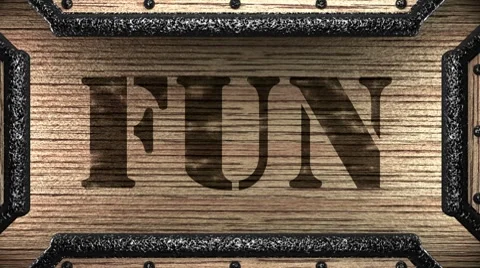 Fun on wooden stamp Видео 8775897
