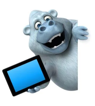Fun yeti Grats Stockgrafik