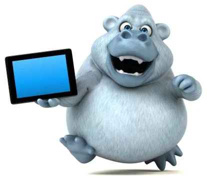 Fun yeti Stock Illustration