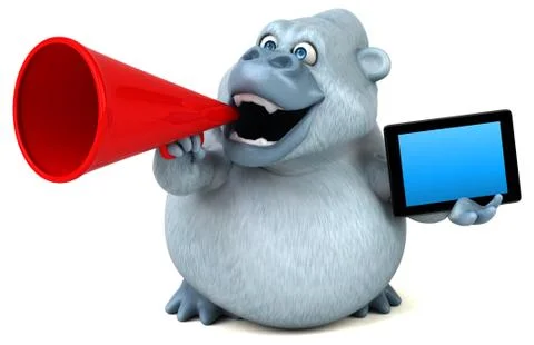 Fun yeti 스톡 일러스트
