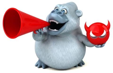 Fun yeti Stock Illustration