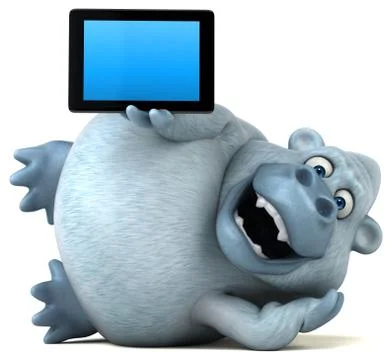 Fun yeti 스톡 일러스트