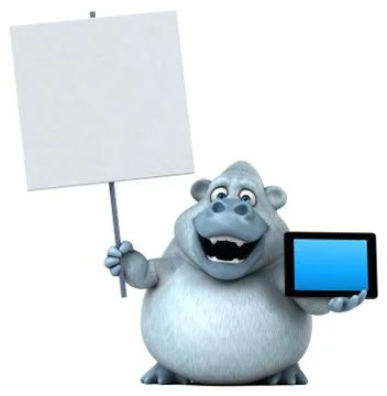 Fun yeti Stock-Illustration