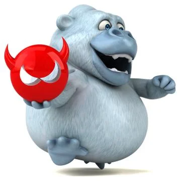 Fun yeti 스톡 일러스트