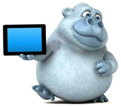 Fun yeti 스톡 일러스트