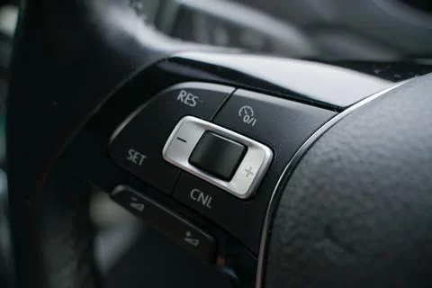 Function button in modern car Stock Photos