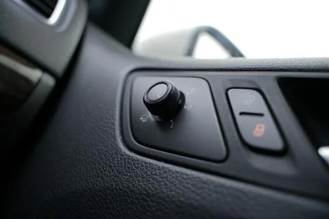 Function button in modern car Stock Photos