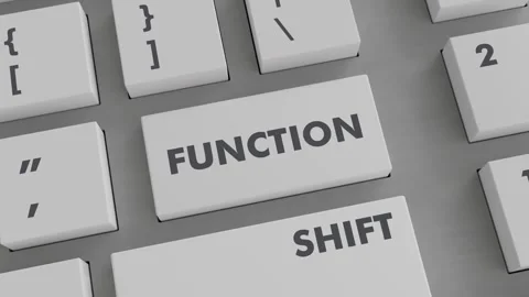 FUNCTION BUTTON PRESSING ON KEYBOARD 動画素材 256878717