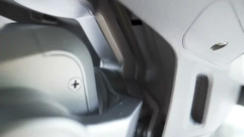 The function buttons of the gray color drone 스톡 동영상 136636649