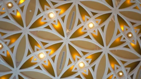 Function hall top roof design 360d view Stock Footage 242254431