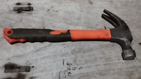 Function of the hammer tool Stock Footage 229985878