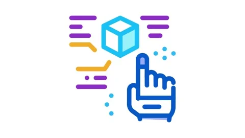 Function parsing Icon Animation 스톡 동영상 145278083